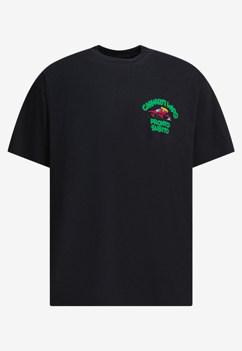 Carhartt Wip Pronto Graphic Print T-shirt Black I03519589XX.03_82563