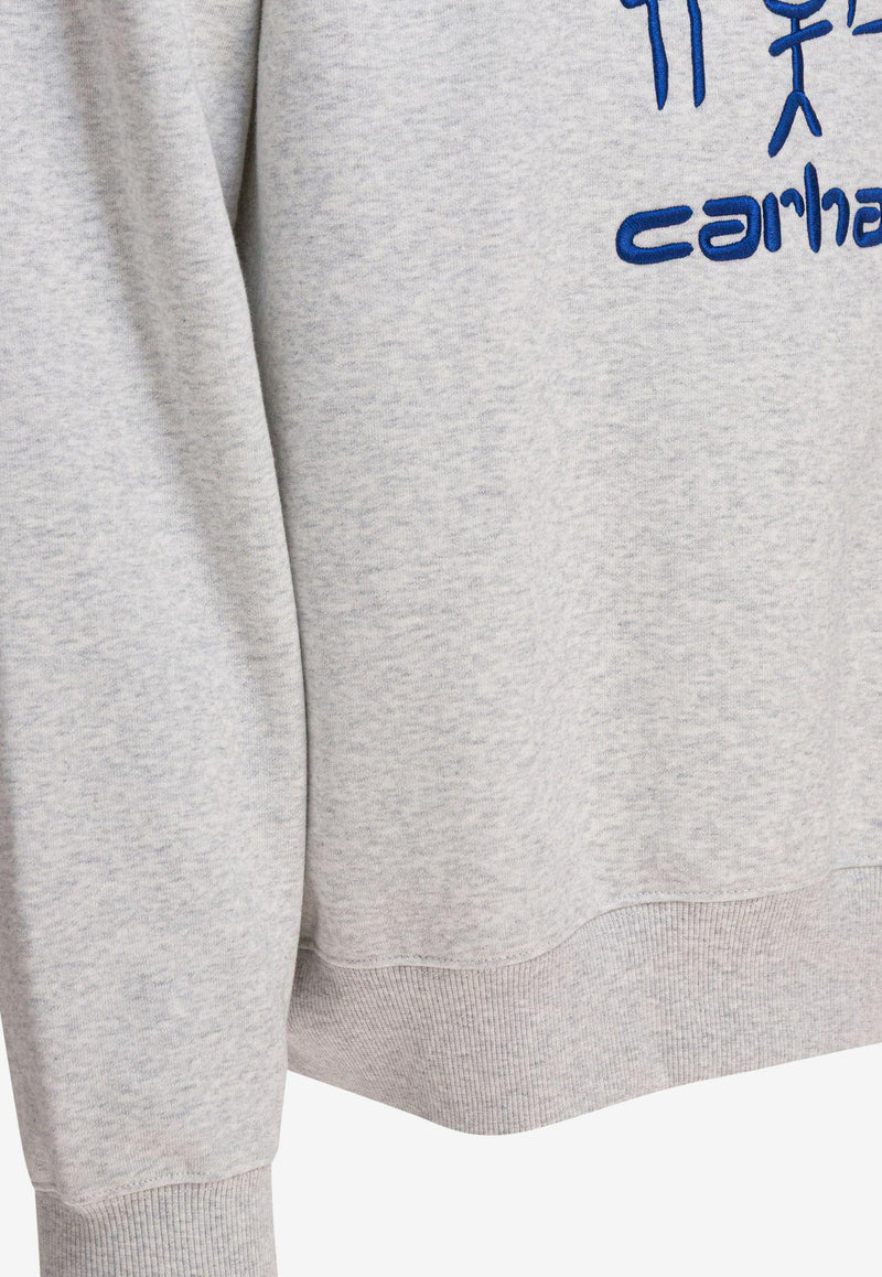Carhartt Wip Masterpiece Crewneck Sweatshirt Gray I03519933LXX.03_8f6b2251-e33b-4292-8a91-87e12e4f99a2