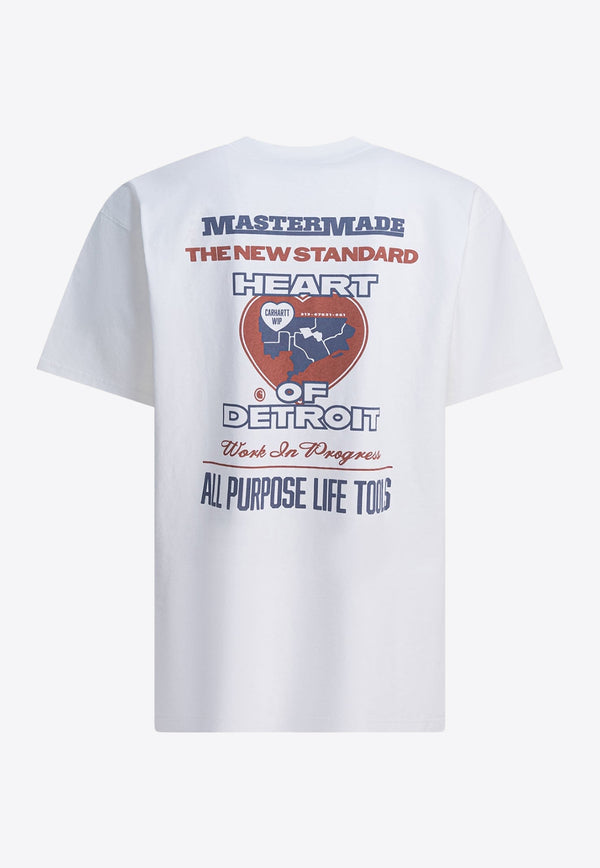 Carhartt Wip Arcan Graphic Print T-shirt White I0352090260.03_2384ec77-7c94-4f97-8c29-cee5f5633c9a