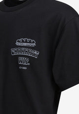 Carhartt Wip Sandwich Printed T-shirt Black I03523089XX.03_82607
