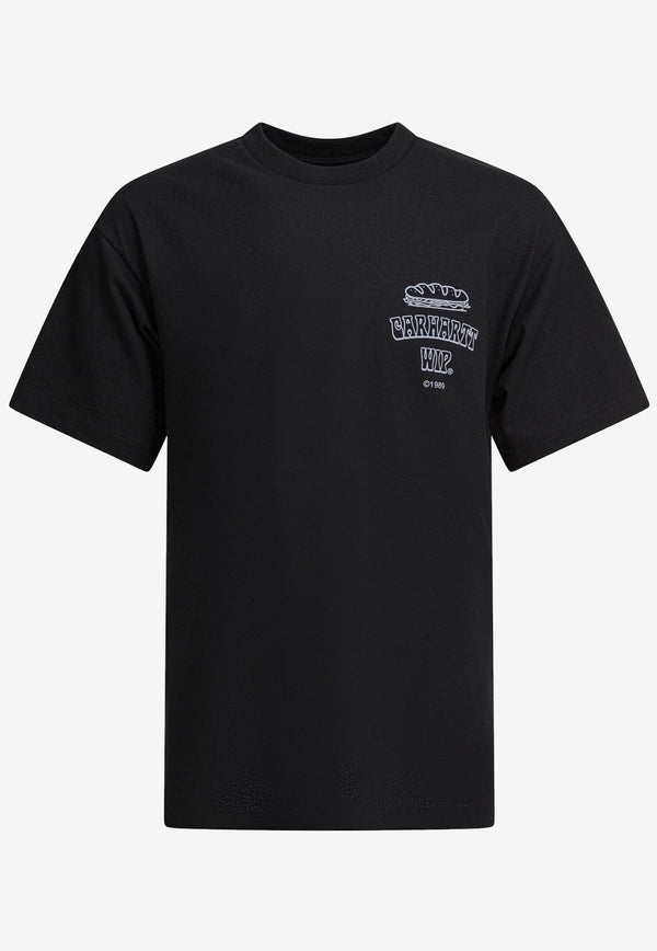 Carhartt Wip Sandwich Printed T-shirt Black I03523089XX.03_82607