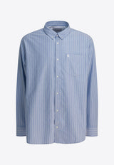 Carhartt Wip Cassel Long-Sleeved Stripe Shirt Light Blue I03532735BXX.03_b0573f92-1374-4d57-9b41-272d64bf0445