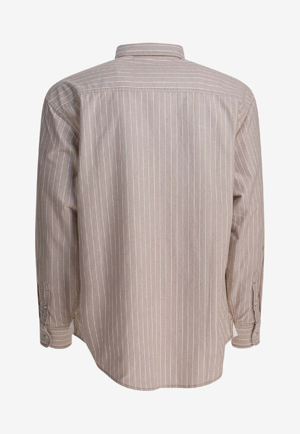 Carhartt Wip Cassel Long-Sleeved Stripe Shirt Beige I03532735EXX.03_3ba37836-e86f-4d63-823c-be9907d933c5