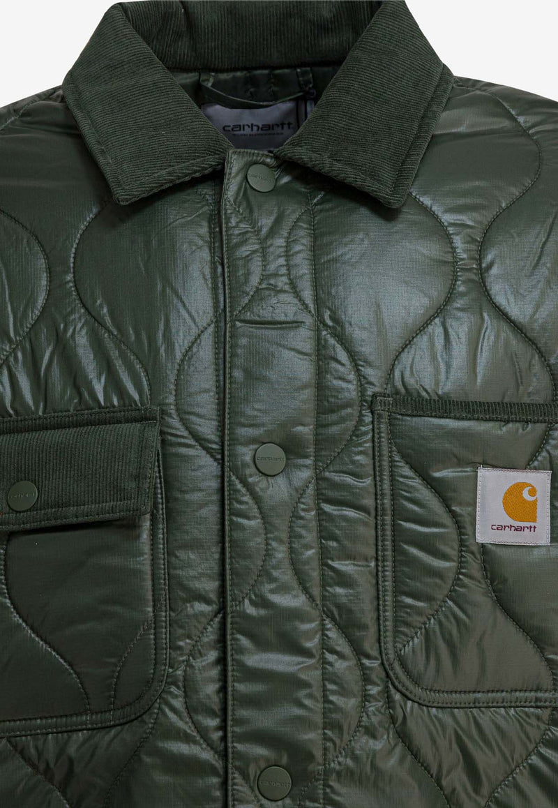 Carhartt Wip Oscar Chore Quilted Jacket Green I0353662ZXXX.03_8d2446bd-8ffa-417d-830c-6e77c49aca1f