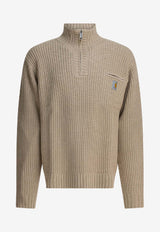 Carhartt Wip Detroit Half-Zip Wool-Blend Sweater Beige I0353982LPXX.03_7873f94e-3444-440b-9489-5b1b411895f8