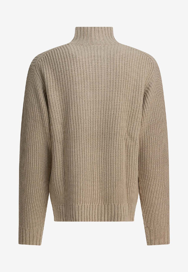 Carhartt Wip Detroit Half-Zip Wool-Blend Sweater Beige I0353982LPXX.03_7873f94e-3444-440b-9489-5b1b411895f8