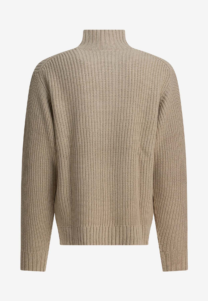 Carhartt Wip Detroit Half-Zip Wool-Blend Sweater Beige I0353982LPXX.03_7873f94e-3444-440b-9489-5b1b411895f8