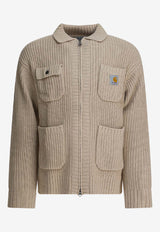 Carhartt Wip Chore Wool-Blend Knit Cardigan Beige I0353992LP.XX.03_d3d6f6a6-fe37-4273-a456-7752556996ad