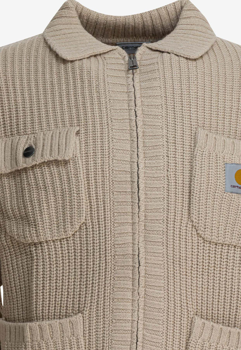 Carhartt Wip Chore Wool-Blend Knit Cardigan Beige I0353992LP.XX.03_d3d6f6a6-fe37-4273-a456-7752556996ad