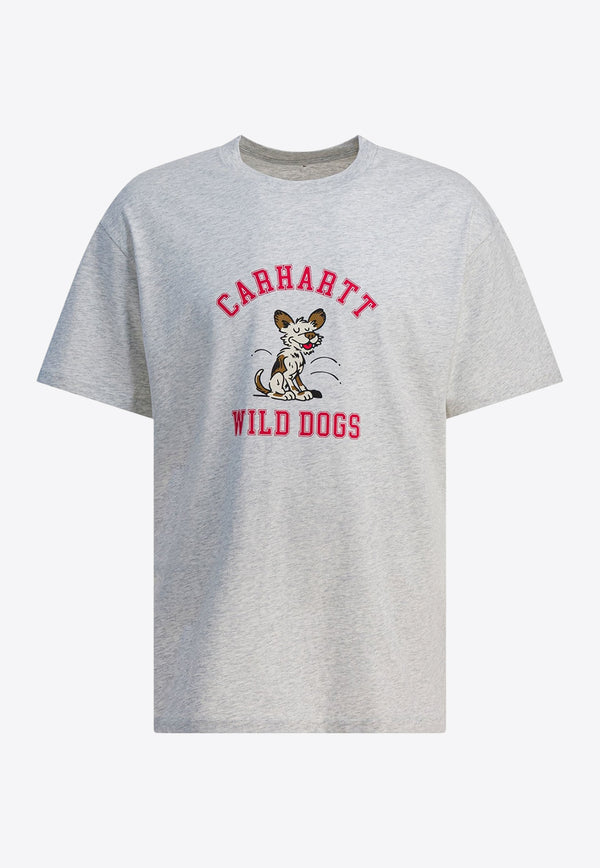 Carhartt Wip Wild Dog Printed T-shirt Gray I035450482XX.03_73bb3e9d-1453-4335-919d-ca3ab9b8ecb7