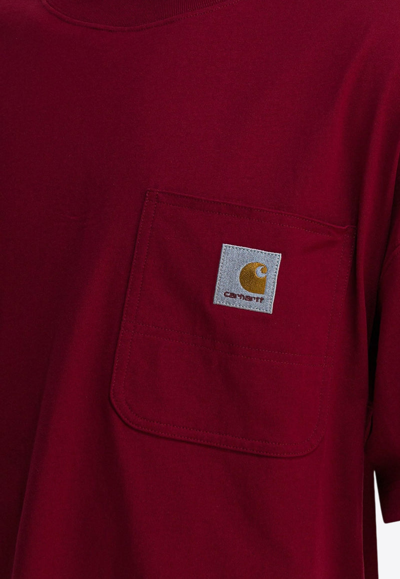 Carhartt Wip Work Pocket Crewneck T-shirt Red I035523H8XX.03_e3fb32db-6c65-4bf0-910a-8772bb637842