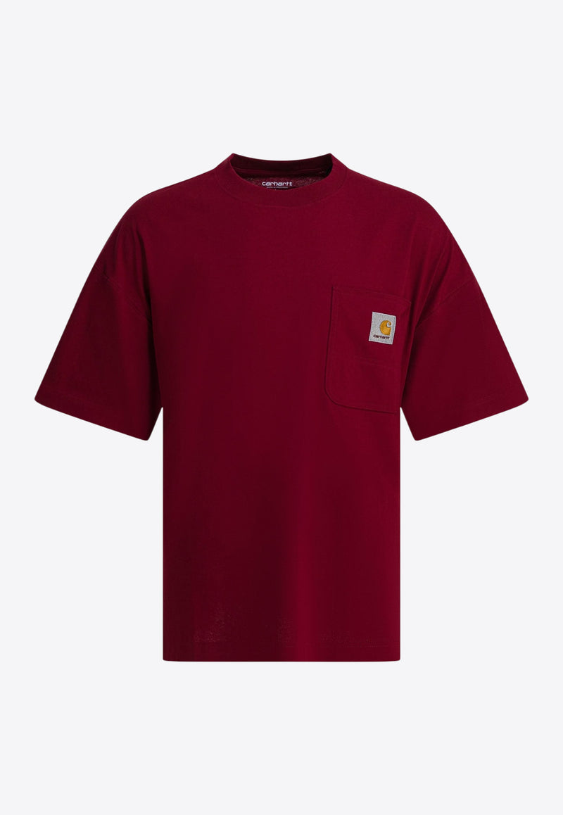 Carhartt Wip Work Pocket Crewneck T-shirt Red I035523H8XX.03_e3fb32db-6c65-4bf0-910a-8772bb637842