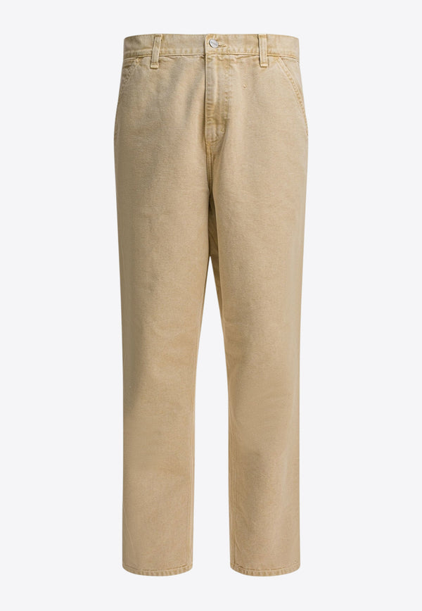 Carhartt Wip Single Knee Straight Pants Beige I03555907E5F.32_f5f6fa91-7007-4da3-934f-768d3588d031
