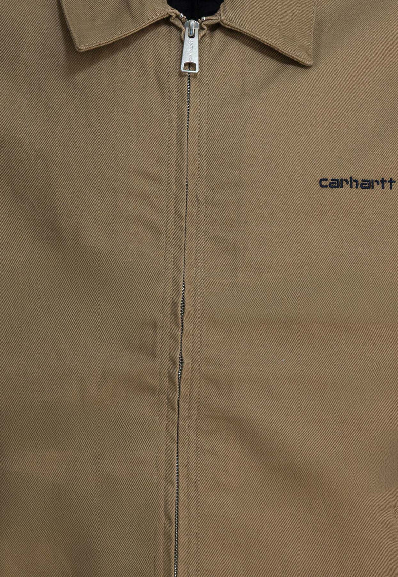 Carhartt Wip Module Script Zip-Up Jacket Brown I0356210DK.01.03_b07a2d84-c0f4-46fe-bae2-256aea2b112c