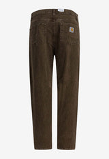 Carhartt Wip Aaron Straight-Leg Velvet Pants Brown I0356892ZW0F.00_2ed1f23c-98e3-48c5-9f27-d4a2b1a564ab