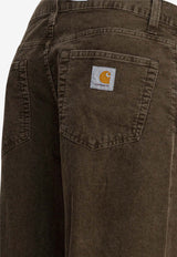 Carhartt Wip Aaron Straight-Leg Velvet Pants Brown I0356892ZW0F.00_2ed1f23c-98e3-48c5-9f27-d4a2b1a564ab