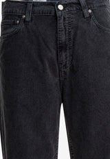 Carhartt Wip Aaron Straight-Leg Velvet Pants Black I035689890F.00_0fce046f-520f-4285-aa49-2a4625f1ed25