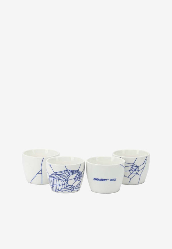 Carhartt Wip Theory and Practice Soba Cup Set - Set of 4 White I0358480IYXX.06_a9c30b5f-f59e-4fa4-a076-3025734f7642