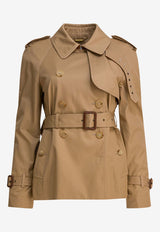 Chloé Double-Breasted Short Trench Coat Beige CH25AVE1009326A_90df3250-7c39-4b0e-87a5-761693158670