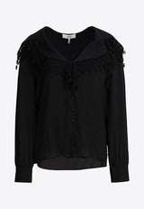 Chloé Lace-Trim Long-Sleeved Blouse Black CH25WHT15332001_feee84b6-e2b6-4360-9e91-7396c1c0718f