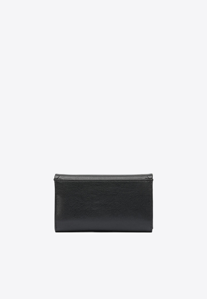 Chloé Spin Leather Clutch Bag Black CHC25SP495O37001_82218