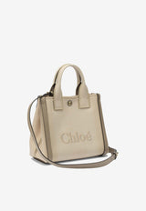 Chloé Carry Canvas Tote Bag  Beige CHC25SS911O6526Y_5fcdec11-2a52-42ba-9fda-549915ddf450