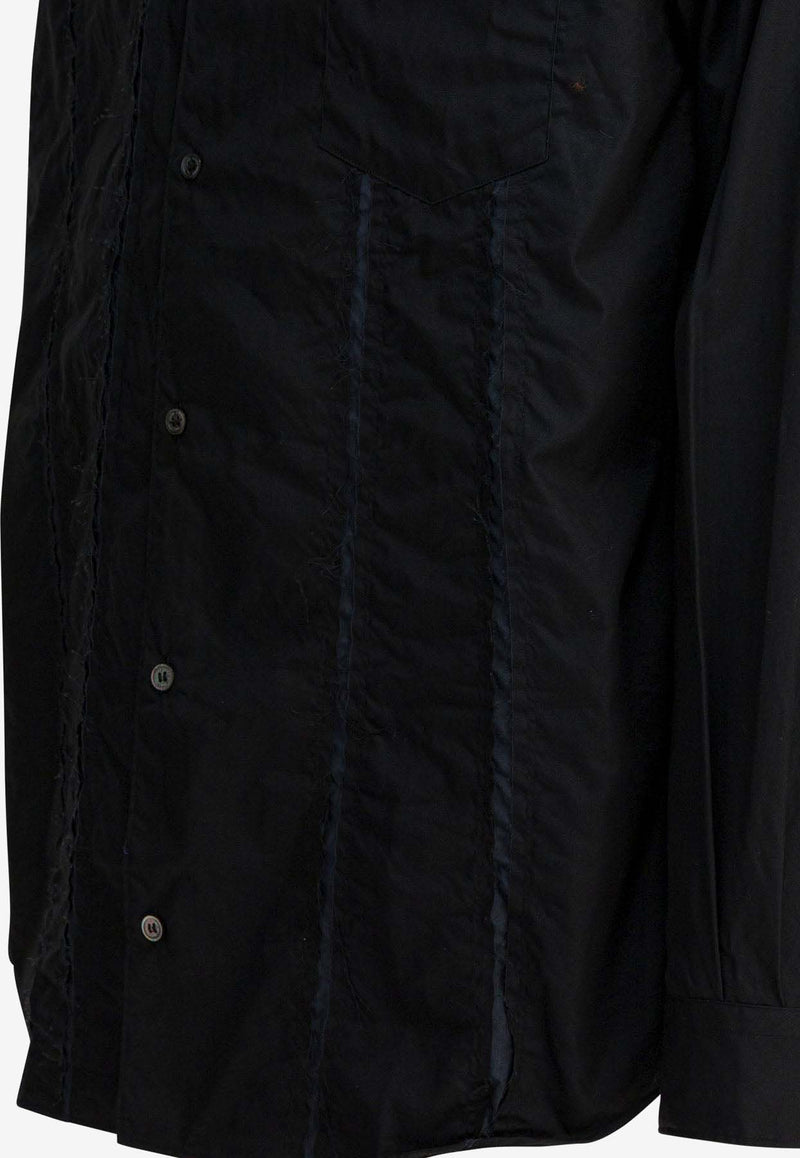 Comme Des Garçons Homme Plus Casual Long-Sleeved Shirt Black HP-B014-W251 BLACK_a785d2b7-e08e-4518-b1d7-ade4df1114a9