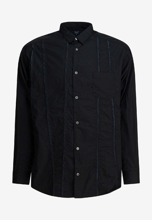 Comme Des Garçons Homme Plus Casual Long-Sleeved Shirt Black HP-B014-W251 BLACK_a785d2b7-e08e-4518-b1d7-ade4df1114a9