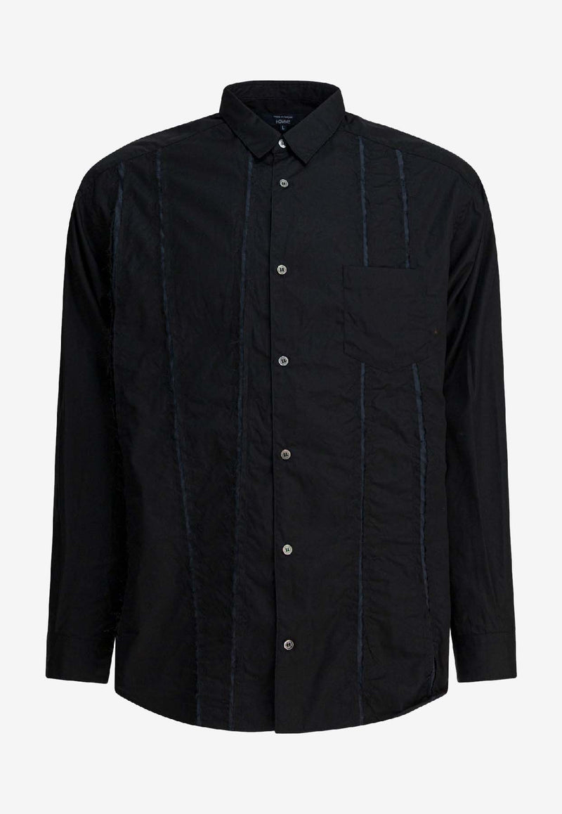 Comme Des Garçons Homme Plus Casual Long-Sleeved Shirt Black HP-B014-W251 BLACK_a785d2b7-e08e-4518-b1d7-ade4df1114a9