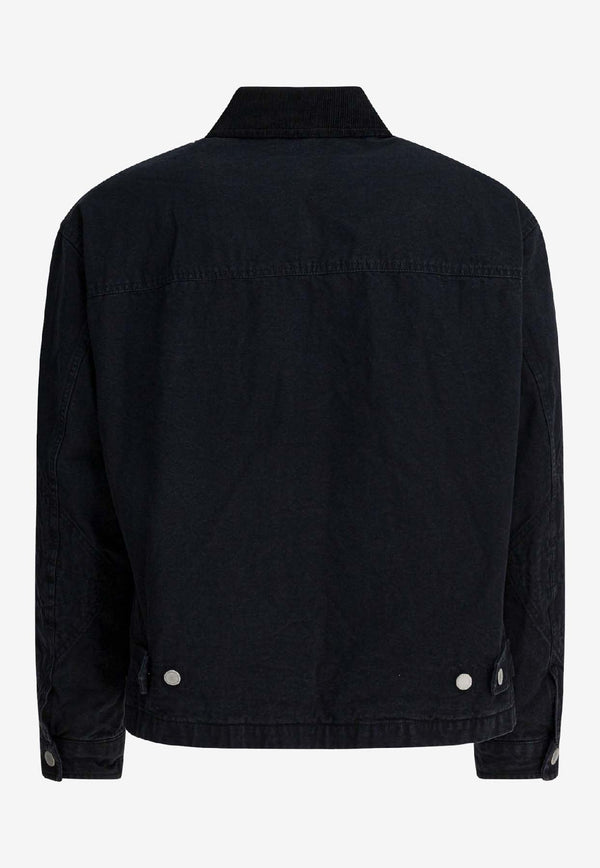 Comme Des Garçons Homme Plus Denim Zip-Up Paneled Jacket Navy HP-J016-W251 BLACK_164f5786-0888-448a-bd81-921cfa5671d6
