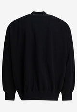 Comme Des Garçons Homme Plus V-neck Cardigan with Sleeve-Pocket Black HP-T007-W251 BLACK_b887b26b-53d6-4f93-9af2-abc135c55a62