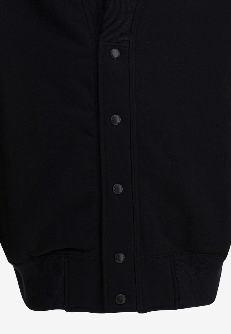 Comme Des Garçons Homme Plus V-neck Cardigan with Sleeve-Pocket Black HP-T007-W251 BLACK_b887b26b-53d6-4f93-9af2-abc135c55a62