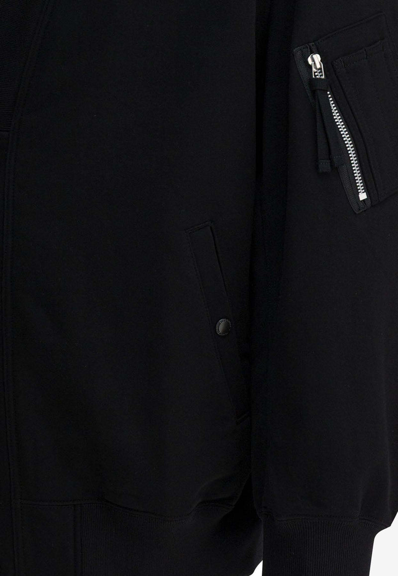 Comme Des Garçons Homme Plus V-neck Cardigan with Sleeve-Pocket Black HP-T007-W251 BLACK_b887b26b-53d6-4f93-9af2-abc135c55a62