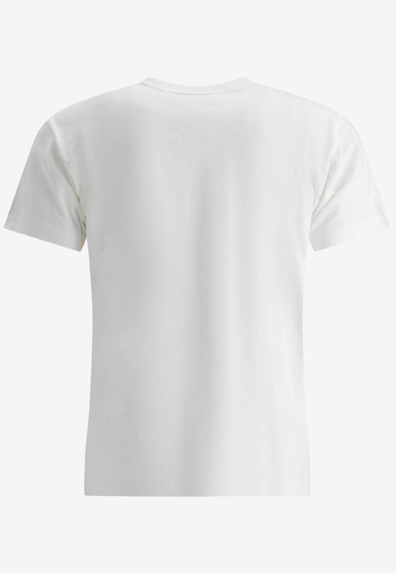 Comme Des Garçons Play Heart Logo Patch T-shirt White AX-T108-0512 WHITE_37fbef0f-834e-48a4-bb01-ca118ceadaaf