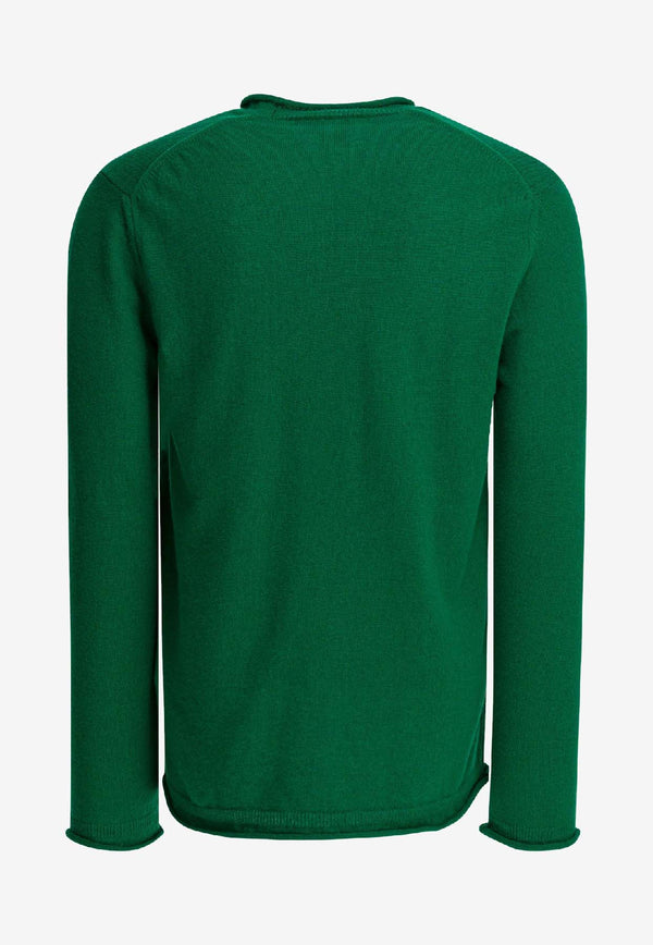 Comme Des Garçons Shirt Wool Crewneck Sweater Green FP-N007-W252 GREEN_712e7b77-8e5d-4794-90ee-1e1b0c59ab93