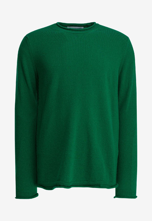 Comme Des Garçons Shirt Wool Crewneck Sweater Green FP-N007-W252 GREEN_712e7b77-8e5d-4794-90ee-1e1b0c59ab93
