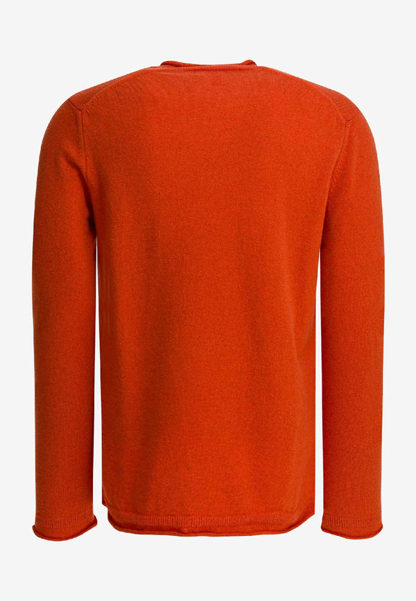 Comme Des Garçons Shirt Wool Crewneck Sweater Orange FP-N007-W255 ORANGE_425c7890-8748-4da4-b9f2-a19559905f05