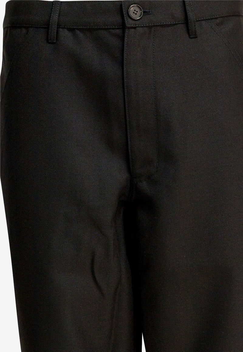Comme Des Garçons Shirt Tailored Wool-Blend Pants Black FP-P005-W251 BLACK_781cd1de-e201-4ed1-b2e1-341e1f9d9e18