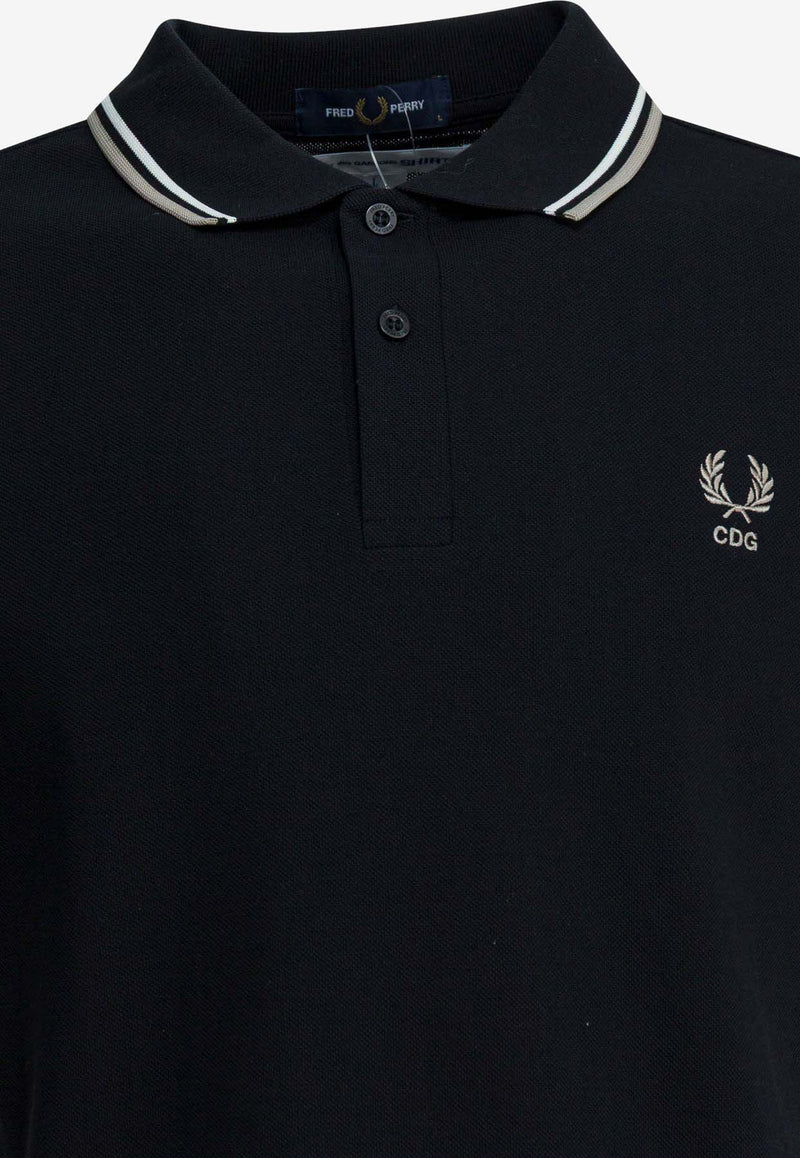 Comme Des Garçons Shirt X Fred Perry Colorblocked Polo T-shirt Black FP-T501-W251 BLACK_5af821fc-ce8c-48c8-8c62-ea79c65dd4dd