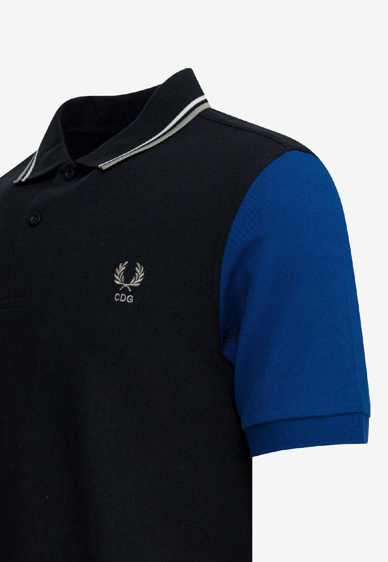 Comme Des Garçons Shirt X Fred Perry Colorblocked Polo T-shirt Black FP-T501-W251 BLACK_5af821fc-ce8c-48c8-8c62-ea79c65dd4dd