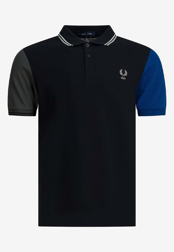 Comme Des Garçons Shirt X Fred Perry Colorblocked Polo T-shirt Black FP-T501-W251 BLACK_5af821fc-ce8c-48c8-8c62-ea79c65dd4dd