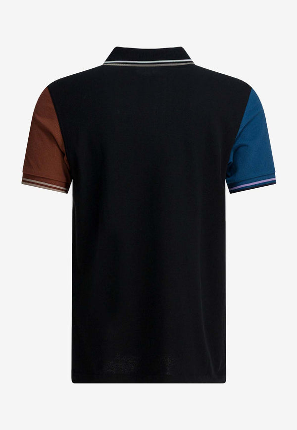 Comme Des Garçons Shirt X Fred Perry Colorblocked Polo T-shirt Black FP-T502-W251 BLACK_de591be3-12b2-4eb3-a46d-0fec74720ed2