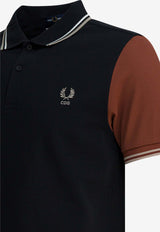 Comme Des Garçons Shirt X Fred Perry Colorblocked Polo T-shirt Black FP-T502-W251 BLACK_de591be3-12b2-4eb3-a46d-0fec74720ed2