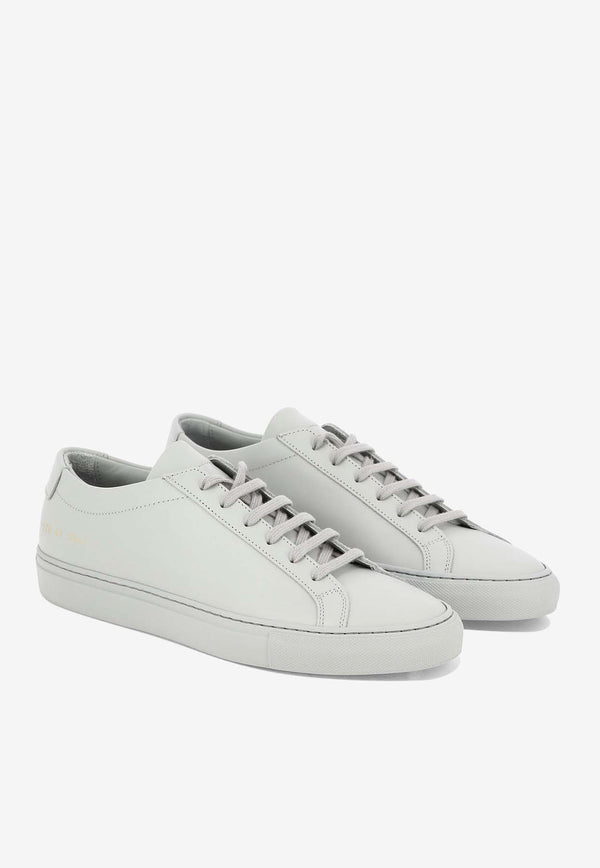 Common Projects Achilles Leather Lace-Up Sneakers Gray 15287543_58a3c793-12c4-44cb-b82c-7a9f4f21768b