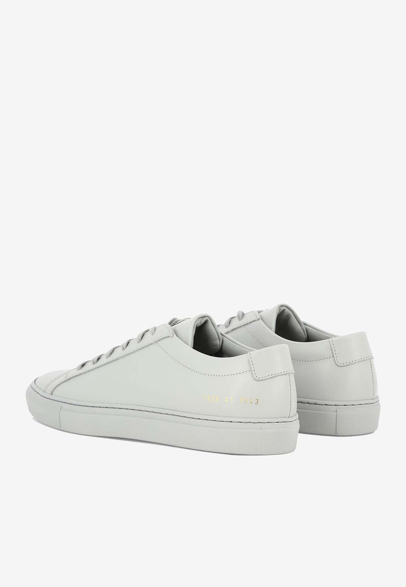 Common Projects Achilles Leather Lace-Up Sneakers Gray 15287543_58a3c793-12c4-44cb-b82c-7a9f4f21768b