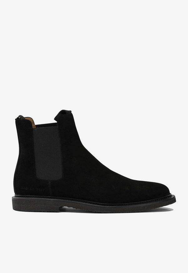 Common Projects Suede Chelsea Ankle Boots Black 24467547_93b38ceb-8b02-4f9d-9bdd-79d66942f7f9