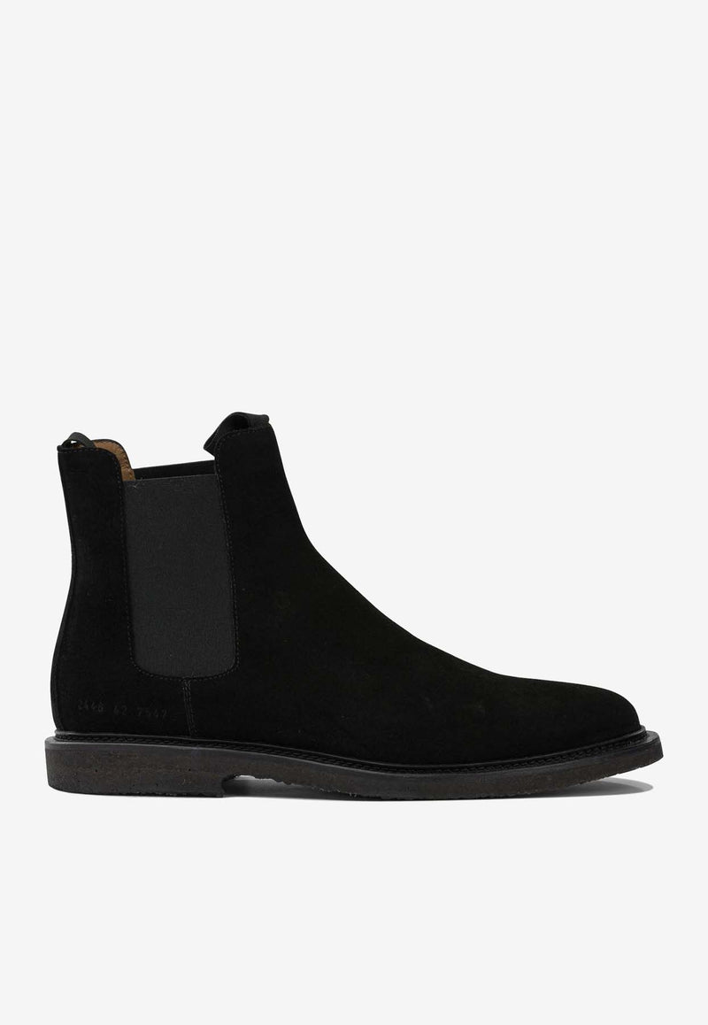 Common Projects Suede Chelsea Ankle Boots Black 24467547_93b38ceb-8b02-4f9d-9bdd-79d66942f7f9