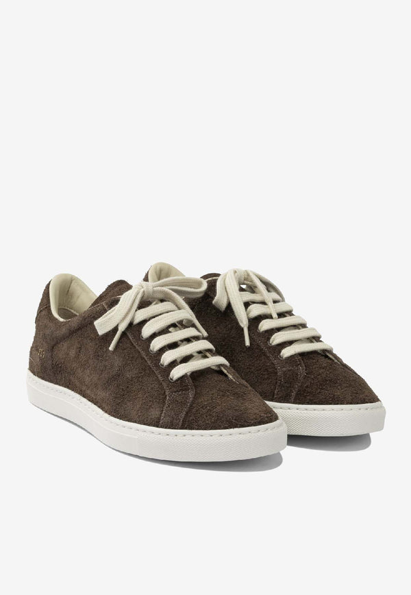 Common Projects Achilles Suede Sneakers Brown 62073621_3a8eac0e-69f7-41fb-b063-22f197f384c7