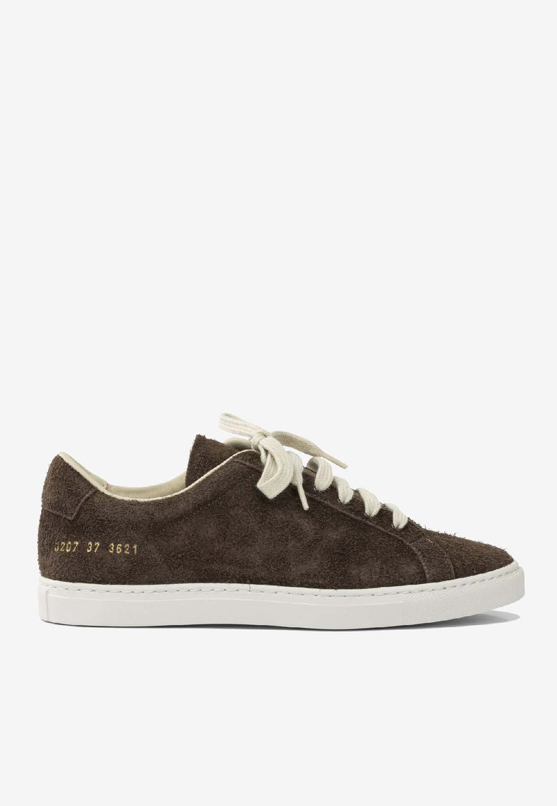 Common Projects Achilles Suede Sneakers Brown 62073621_3a8eac0e-69f7-41fb-b063-22f197f384c7