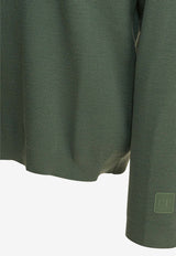 C.P. Company Wool-Blend Crewneck Sweater Green 19CLKN029A110427A619_f622fff2-32f2-4985-9426-ef7f293b9117